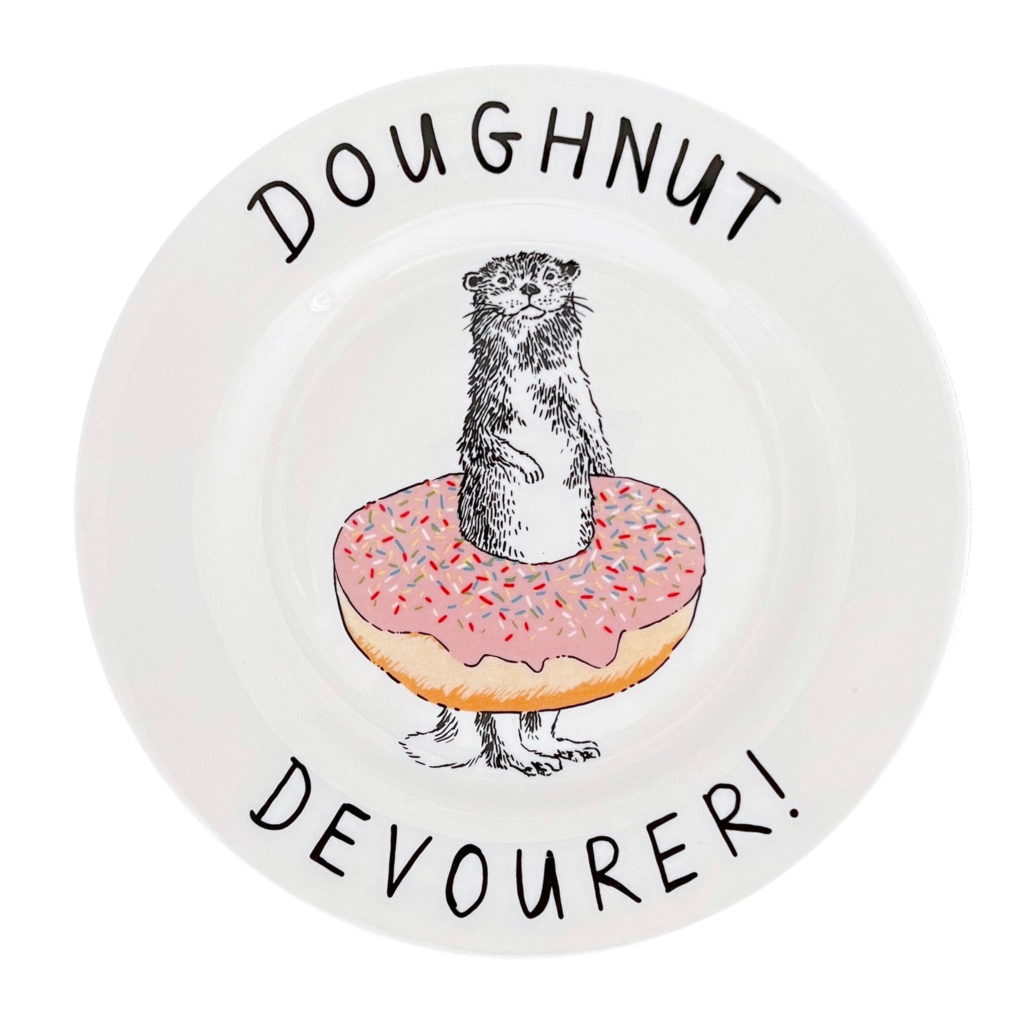 'Doughnut Devourer' Side Plate