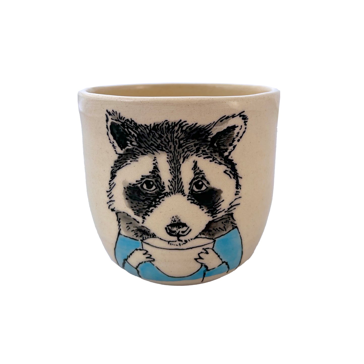 Handmade Coffee Raccoon Cup